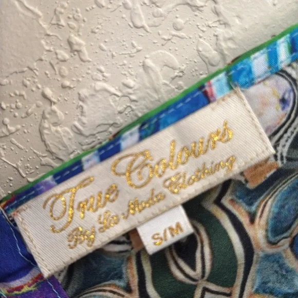 TRUE COLOUR dress Swarovski Crystals size S-M